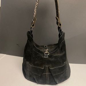 TYLIE MALIBU Suede Shoulder Bag Studded Purse